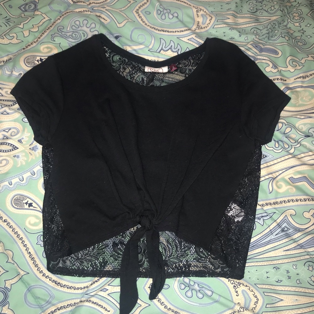 Black Crop Top